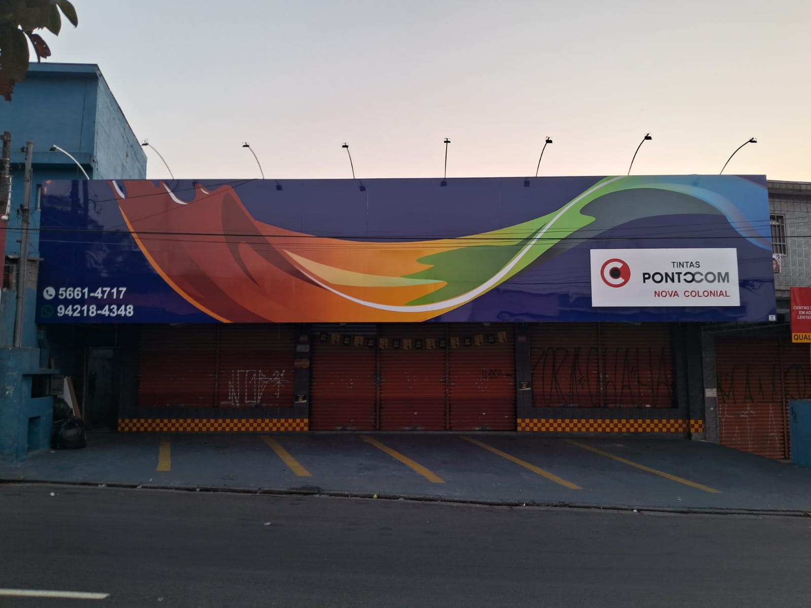 Fachada Tintas Pontocom